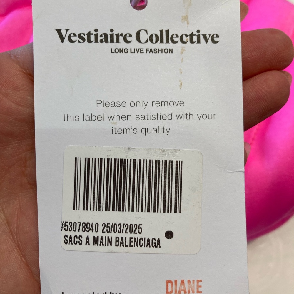 Balenciaga Pink Crossbody Bag with Chain Strap - Picture 3 of 5